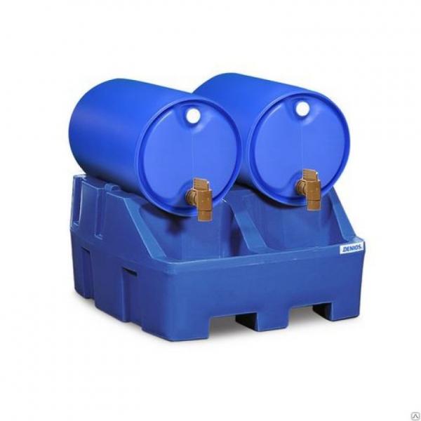 Пункт расфасовки из полиэтилена из 2 х 205 л бочек со сточным поддоном 400 л